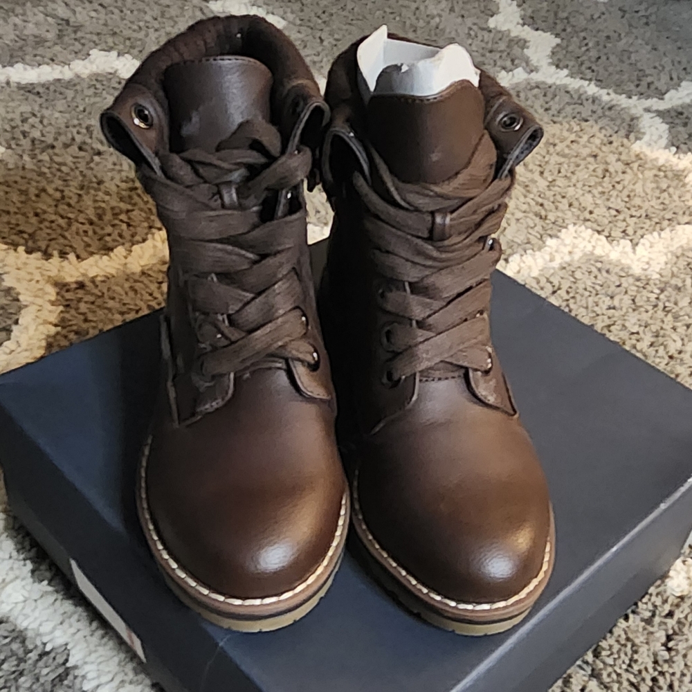 Womens Tommy Hilfiger Cuffed Boots - Picture 3 of 5